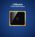 1/2 Module Plate with 1 Bell switch